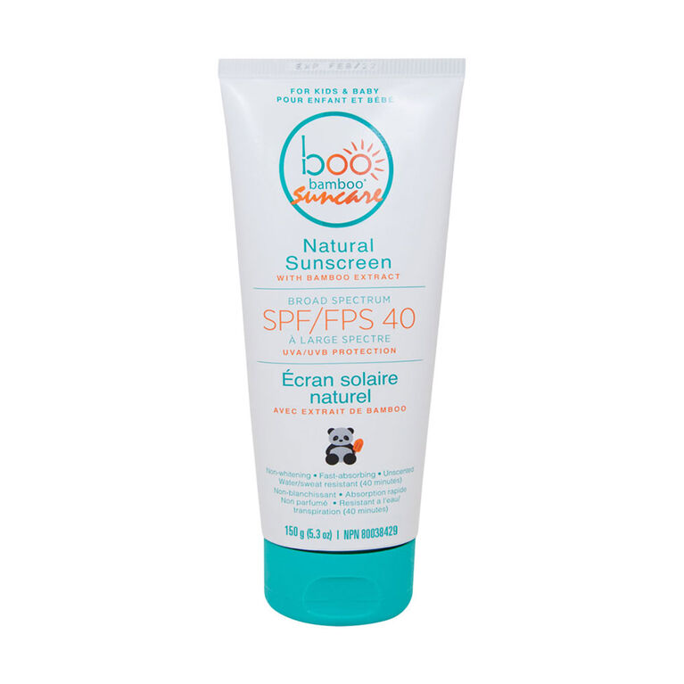 Boo Bamboo Kids & Baby Natural Sunscreen SPF 40