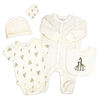Rock a Bye Baby Cream Giraffe Velour 5 Piece Gift Set