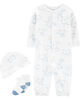 Carter's 3-Piece Take-Me-Home Set White - Newborn