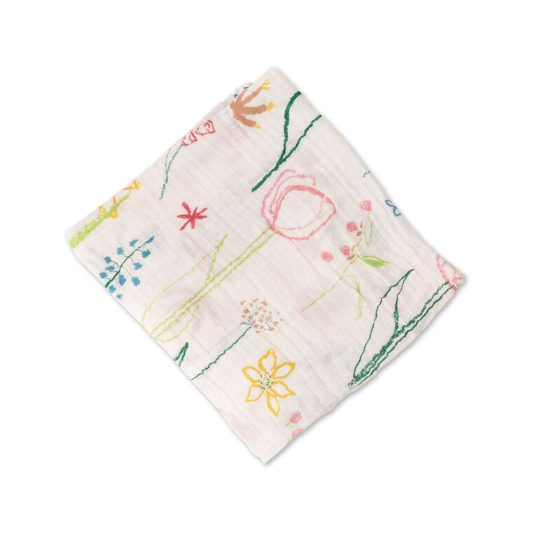 Red Rover Cotton Muslin Swaddle Single Pastel Petal R Exclusive Babies R Us Canada