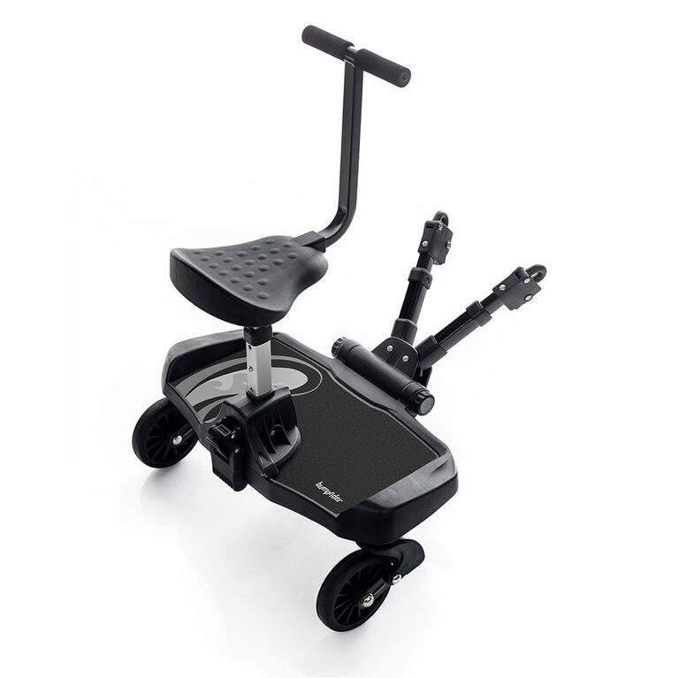 Plateforme universelle Bumprider avec siege pour poussette - Noir et gris.