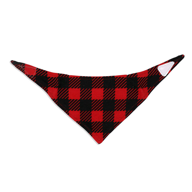 Red Buffalo Bear Bib And Sock Set