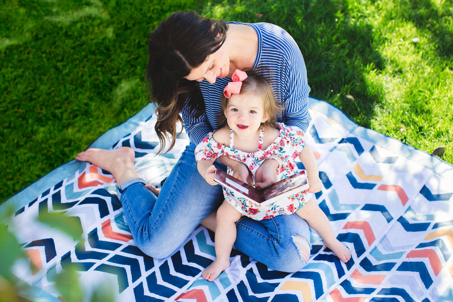 JJ Cole Essentials Outdoor Mat Chevron