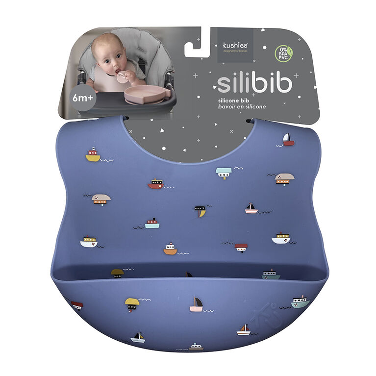 Silibib silicone Bib Boat