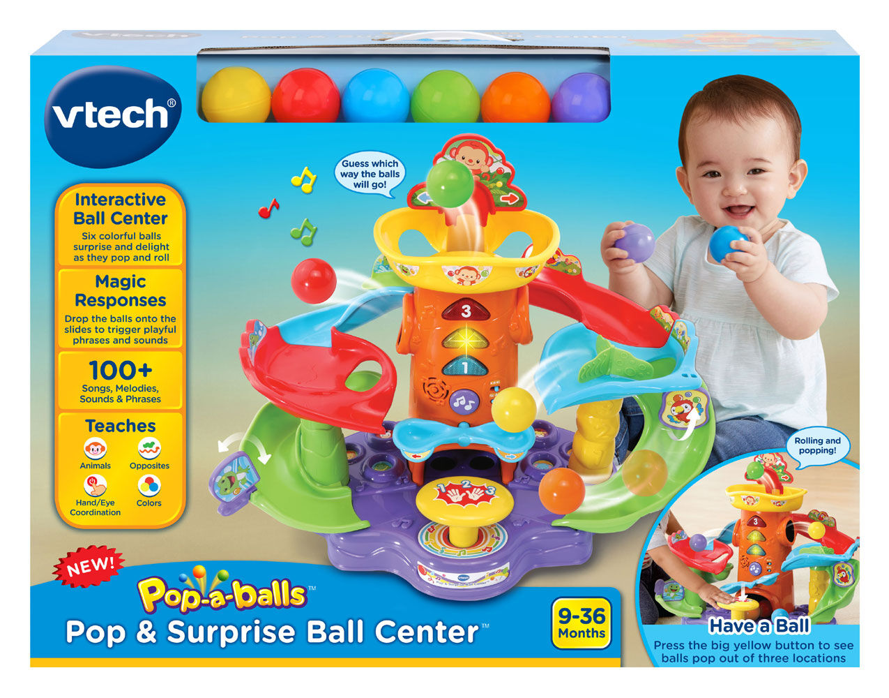 vtech pop a balls bulldozer