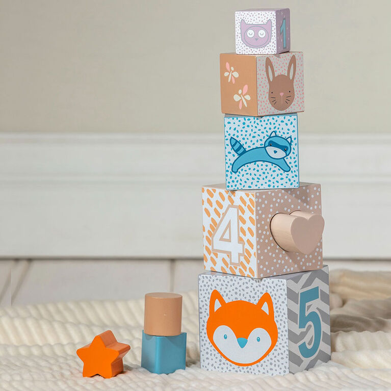 Mary Meyer - Leika - Wooden Nesting + Stacking Blocks