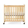 Foundations Safetycraft Fixed-Side Clearview Crib, Natural