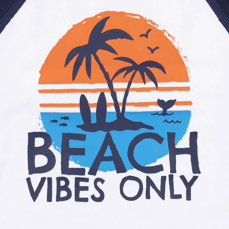 Gerber - Ensemble 2 pi&egrave;ces pour b&eacute;b&eacute; et tout-petit gar&ccedil;on Vacation Vibes Rash Guard et maillot de bain - 2T