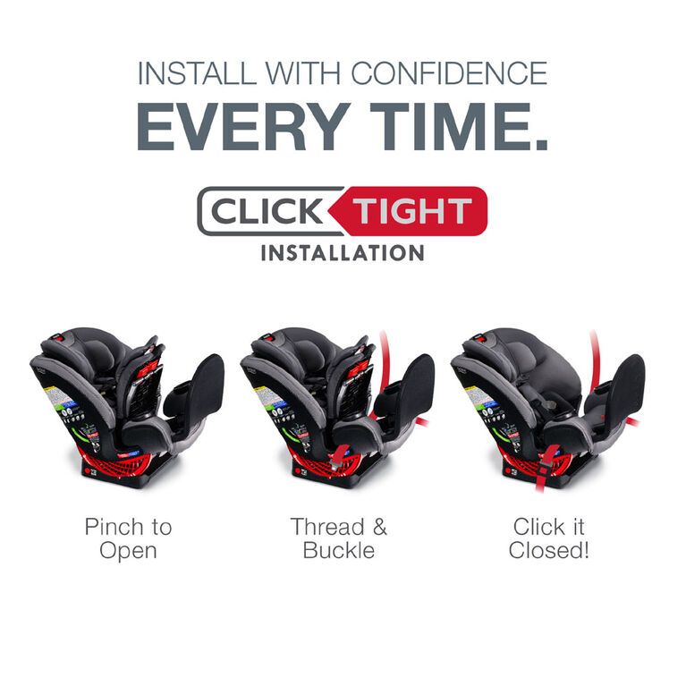 Britax One4Life ClickTight All-in-One Car Seat, Drift Safewash