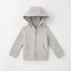zip happy hoodie, 9-12m - grey mix