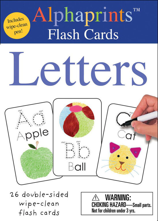 Alphaprints: Wipe Clean Flash Cards Letters - English Edition