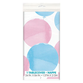 Gender Reveal table cover 54"x84" - English Edition