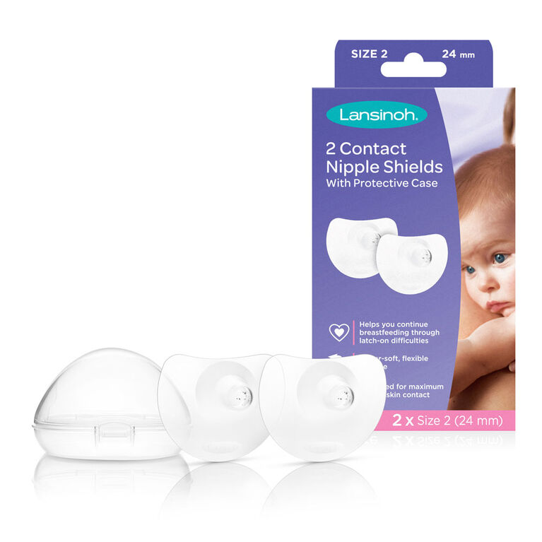 Lansinoh Contact Nipple Shields 24 mm