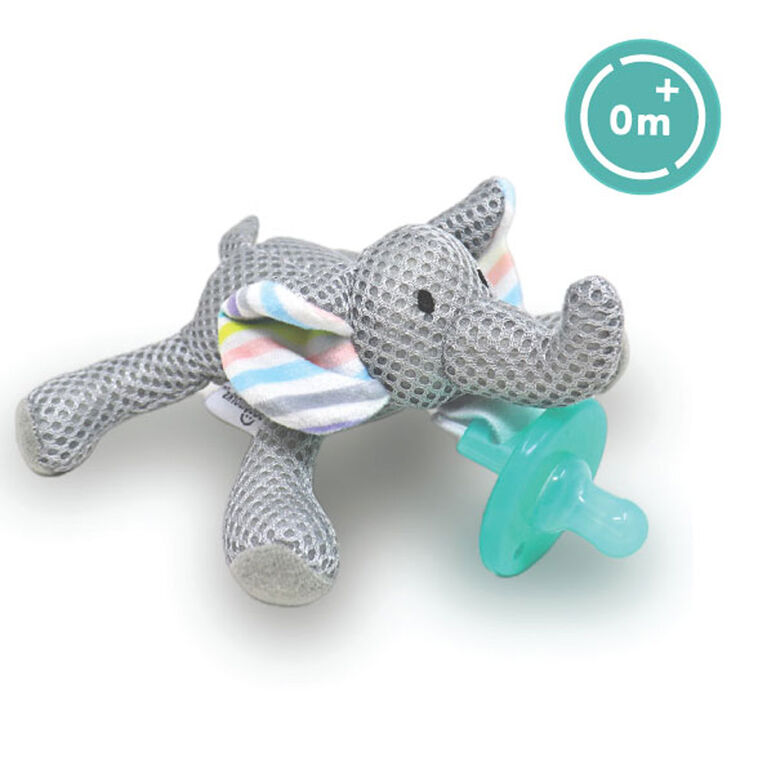 babyworks Pacifier Friend with Pacifier - "Elly" Elephant