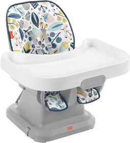Fisher-Price SpaceSaver High Chair - Navy Foliage - R Exclusive