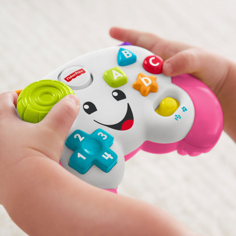 Fisher-Price Rires & Éveil Manette de jeu et d'apprentissage, Commandez  facilement en ligne