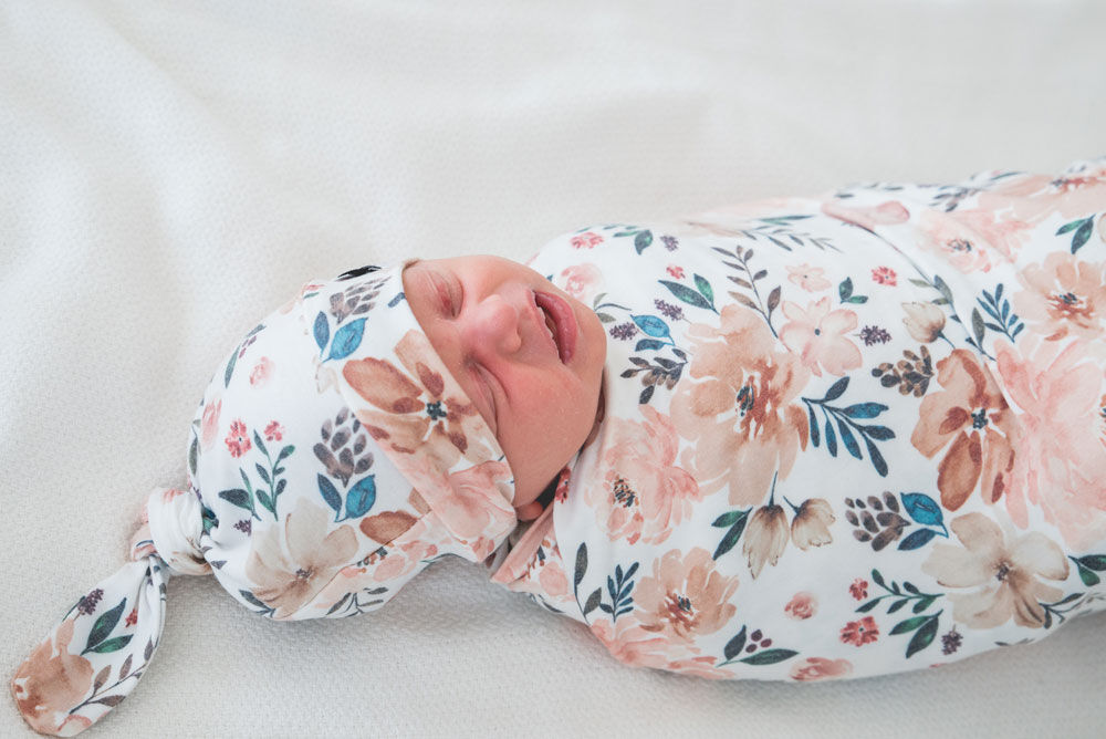 Copper pearl store peach swaddle