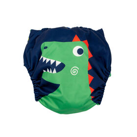 ZOOCCHINI - One Size Reusable Pocket Diaper with 2pk Insert - Devin the Dinosaur