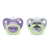 NUK Glow-in-the-Dark Orthodontic Pacifiers, 6-18 Months, 2-Pack