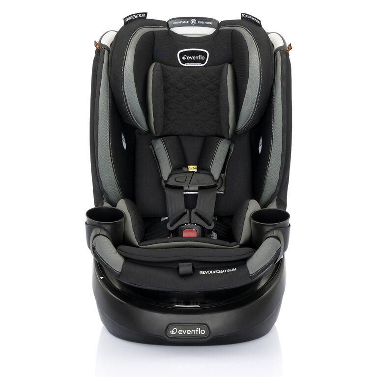 Evenflo Revolve360 Slim 2-in-1 Rotational Car Seat (Salem Black)