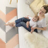 Skip Hop Geo Playspot Foam Floor Tiles, Grey/Peach