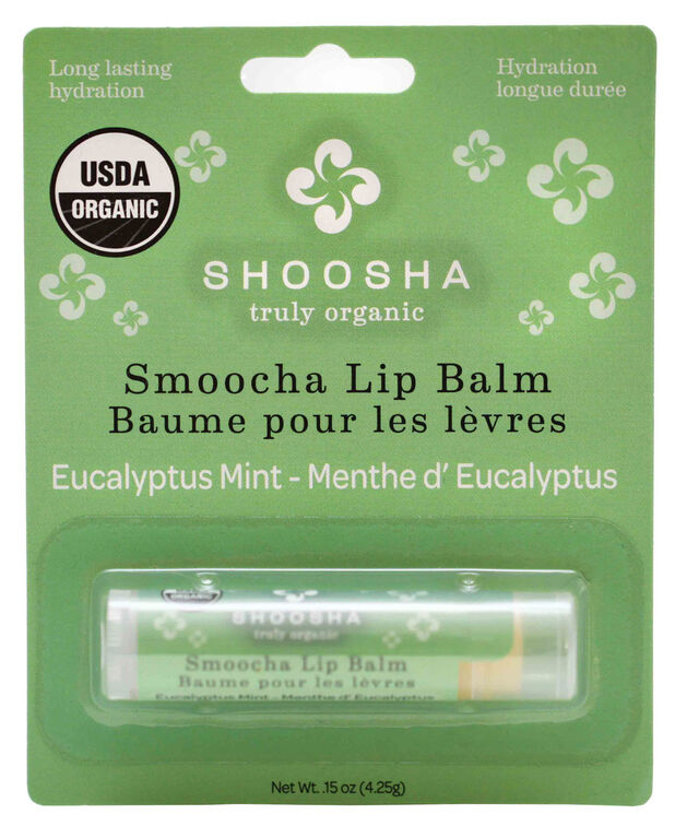 Shoosha Smoocha Baume pour les Lèvres - Menthe d'Eucalyptus.