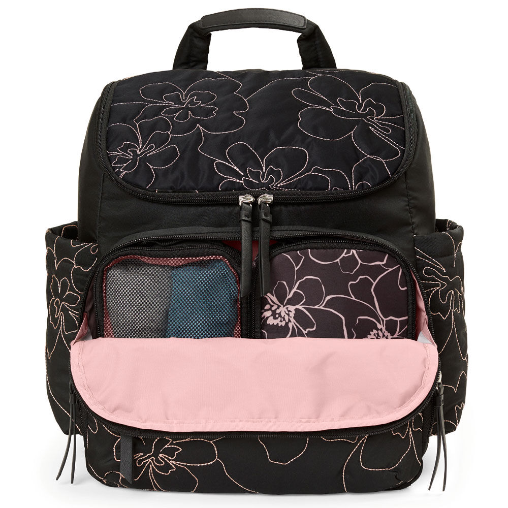 Skip hop forma quilted diaper backpack top
