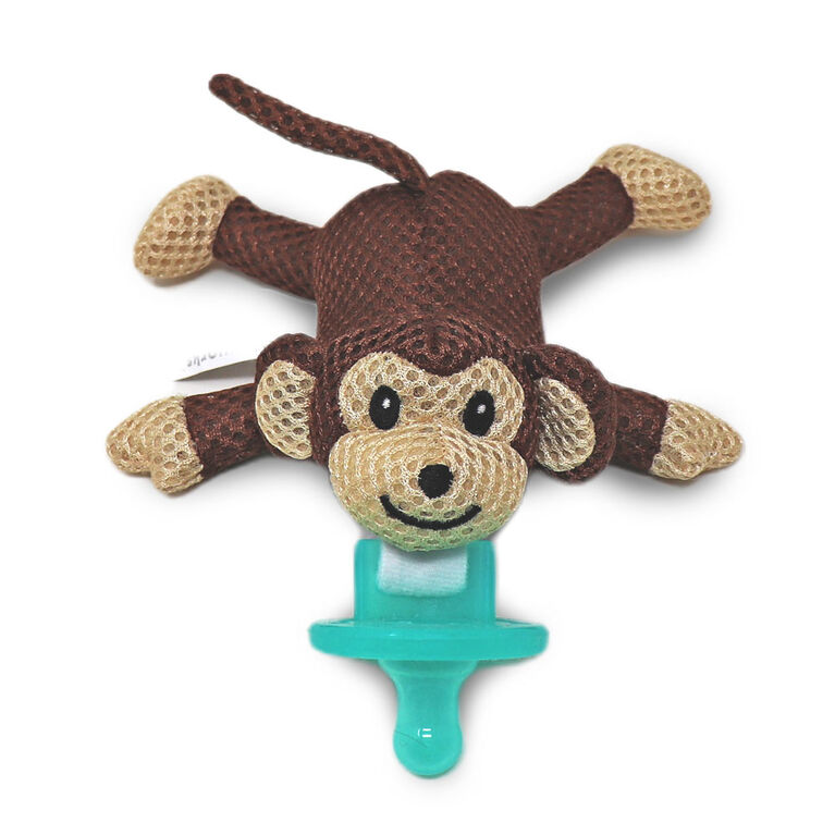 babyworks Pacifier Friend with Pacifier "Moe" Monkey Babies R Us Canada