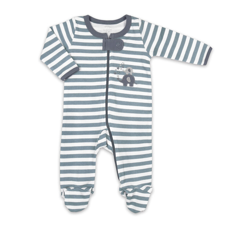 Koala Baby Sleeper - Grey Stripe Elephant, 0-3 Months ...