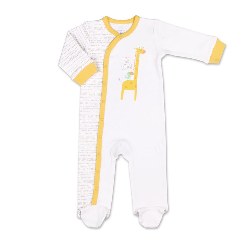 Koala Baby Yellow Giraffe Sleeper, 0-3 Months