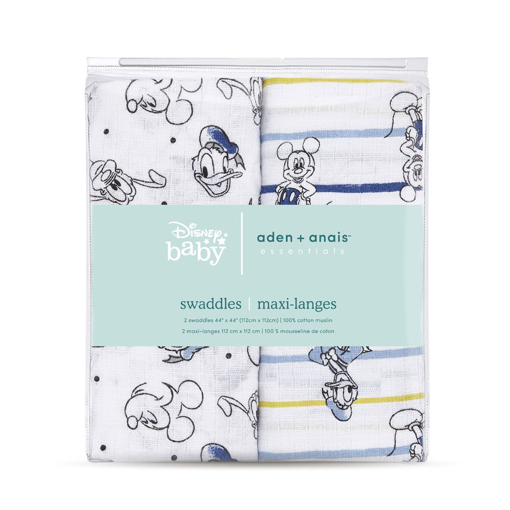Aden Essentials Disney 2 Packs Swaddle Mickey Stargazer