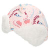 FlapJackKids - Baby, Toddler, Kids, Girls - Water Repellent Trapper Hat - Sherpa Lining - Floral Pink - Small 6-24 months