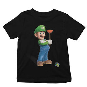 Short Sleeve Mario T-Shirt Black - 6X
