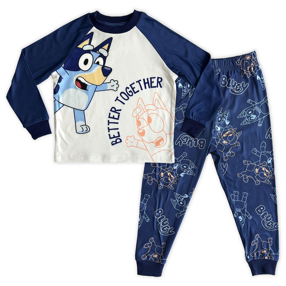Bluey 2 Piece Pajama Set Navy