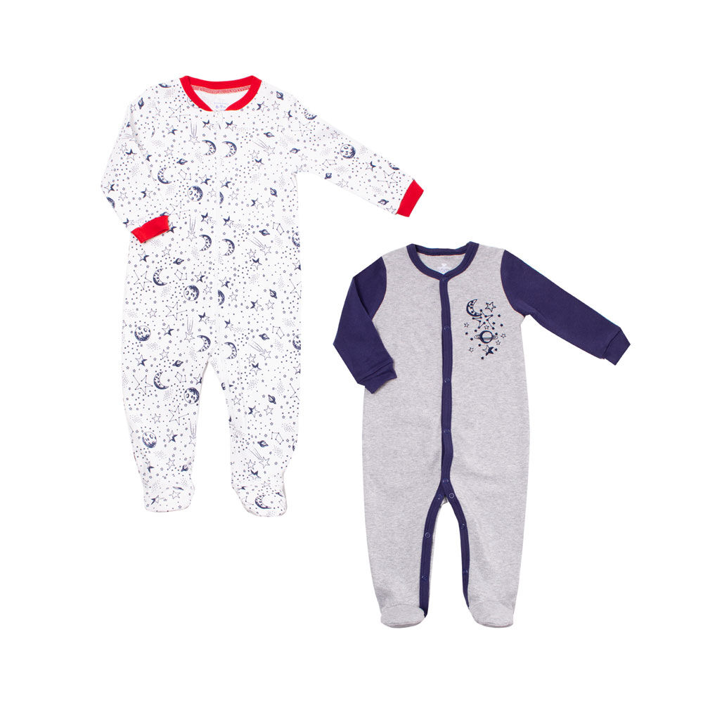 Koala Baby Boys 2-Pack Sleeper- Night 