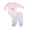Rococo Ensemble Pantalon 2 Morceaux - Rose, 9 Mois