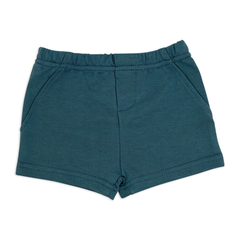 Sterling Baby 3 Piece Short Set: Blue Dinosaur