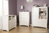 Beehive Changing Table with Removable Changing Station- Pure White