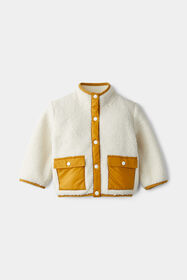 Veste Sherpa Jaune RISE Little Earthling
