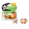 Tommee Tippee 2-Pack 6-18 Months Fun Style Pacifier - Pink/Purple - Patterns may vary