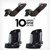 Radian 3RX Bonus Pack All-in-One Convertible Car Seat - Black Gray