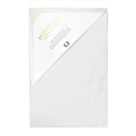 Drap de lit de bébé en flanelle grise Necessities By Tendertyme