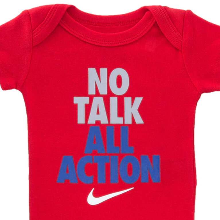 Ensemble Nike combinaison 3 pi&egrave;ces - Rouge - Taille 12m-24m