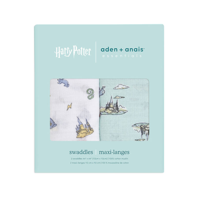 Maxi-Langes Mousseline 2Pk - Harry Potter