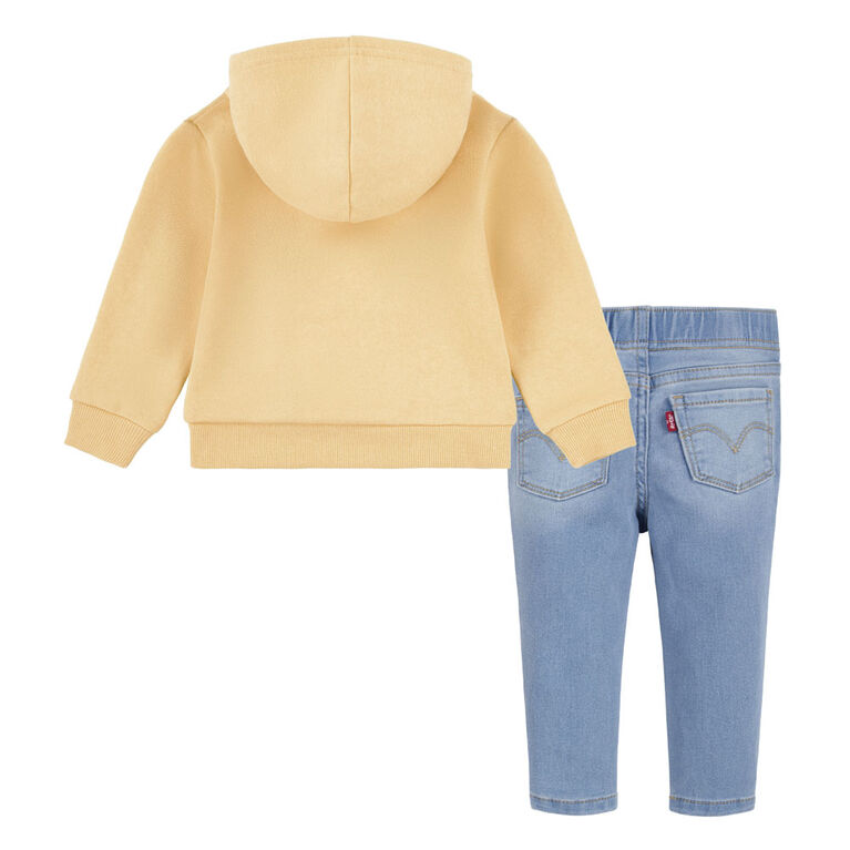 Levis 2 Piece Set - Orange - Size 18M