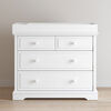 Forever Eclectic by Child Craft Wilmington Commode 3 tiroirs avec kit de dressing, blanc mat