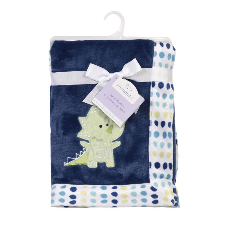 Koala Baby Baby Blanket Blue Applique Dinosaur Babies R Us Canada