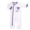 Dormeuse Koala Baby, Purple Dino Stripes, 0-3 Mois