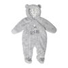 Disney`s Winnie the Pooh Faux Fur Pramsuit - Grey, 0-3 Months