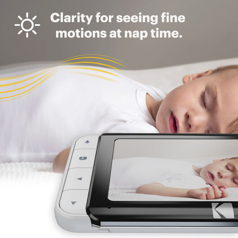 Kodak Cherish C525P Smart Video Baby Monitor, High-Quality Video For Clear  And Confident Check-Ins, User-Friendly Setup And Use And Battery-Life  Lasting Through Naptimes Or The Whole Night | Babies R Us Canada